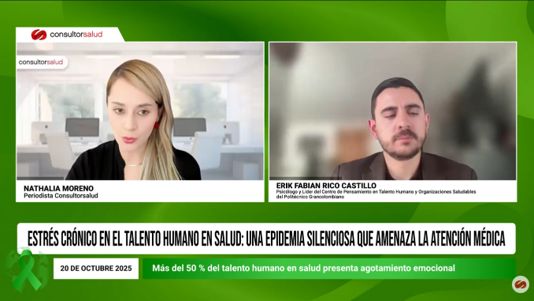 Entrevista Podcast Consultor Salud mes de la salud mental - estrés crónico en el talento humano en salud: una epidemia silenciosa que amenaza la atención médica.