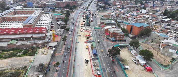 Avance en la construcción del metro de Bogotá