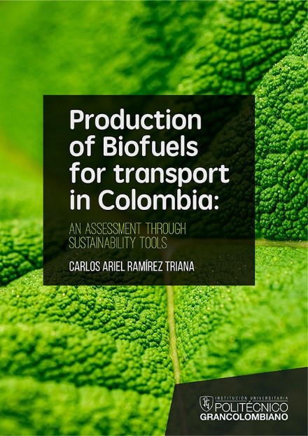 portada del libro Production of biofuels for transport in colombia