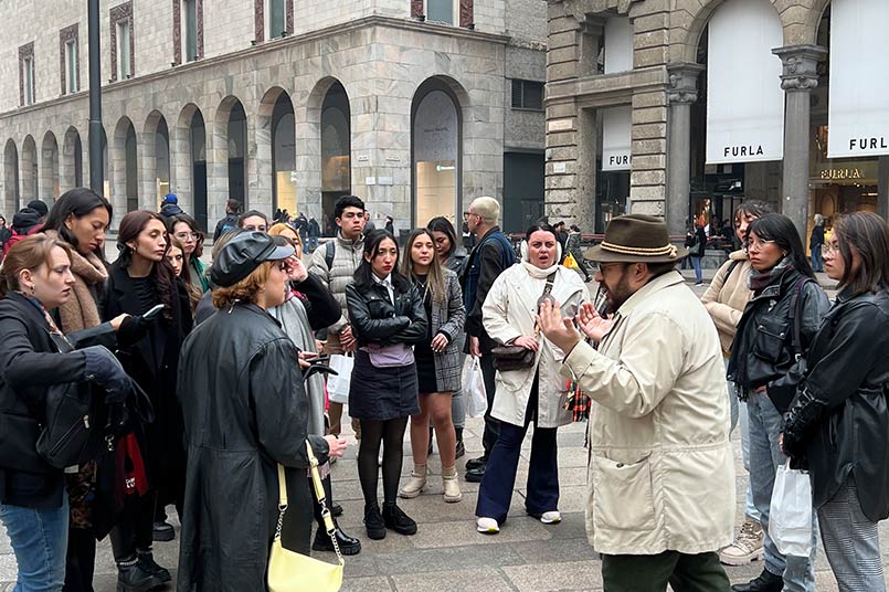 Estudiantes Poli Semana Internacional de la Moda de Milán