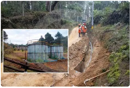 La Alcaldía de Medellín anunció recientemente que avanza en el 54 % del proyecto de optimización del acueducto Piedras Blancas