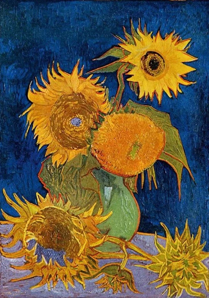 Los girasoles, Vincent Van Gogh