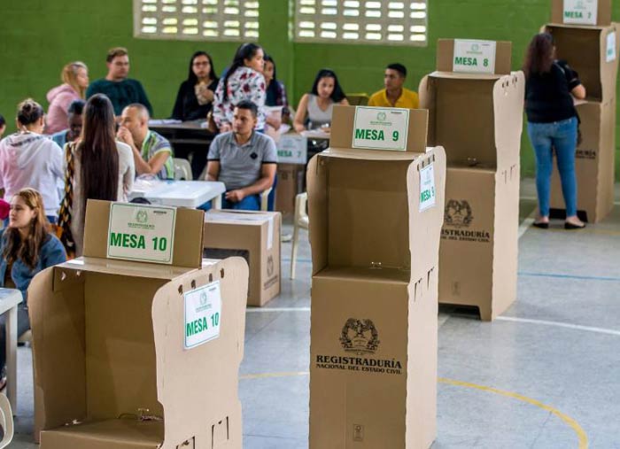 Mesas de votación en las elecciones