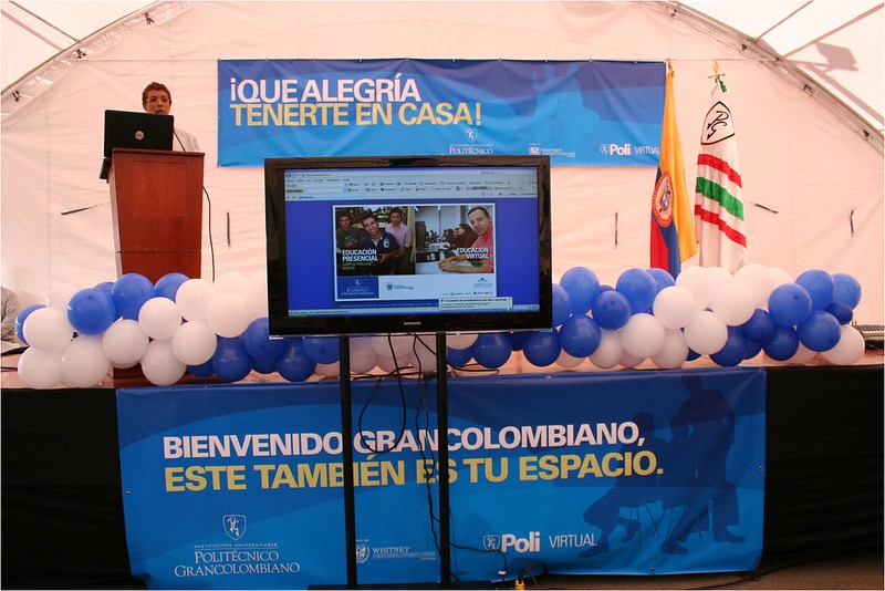 Inducción de estudiantes virtuales del Politécnico Grancolombiano en el año 2010