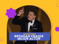 Brendan Fraser, gana el primer Oscar de su carrera