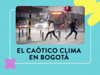 Marzo y Octubre son uno de los meses que mas llueven en Bogotá