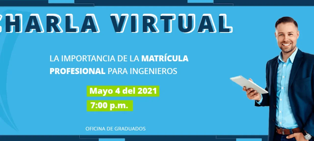 Charla "matrícula profesional para ingenieros"
