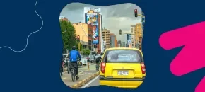 Caos en la carrera septima