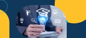 Icono con bombillo representando la innovación en educación