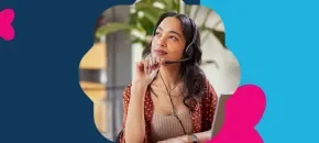 Mujer considerando las carreras más demandadas en Colombia para estudiar