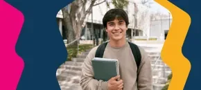 Estudiante de Psicología del Politécnico Grancolombiano durante una actividad académica en Medellín.​