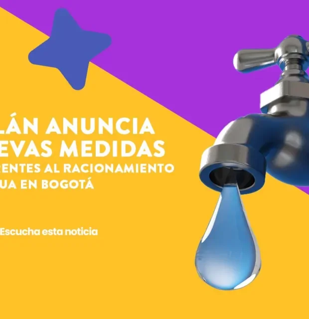Se amplia el racionamiento de agua en Bogotá