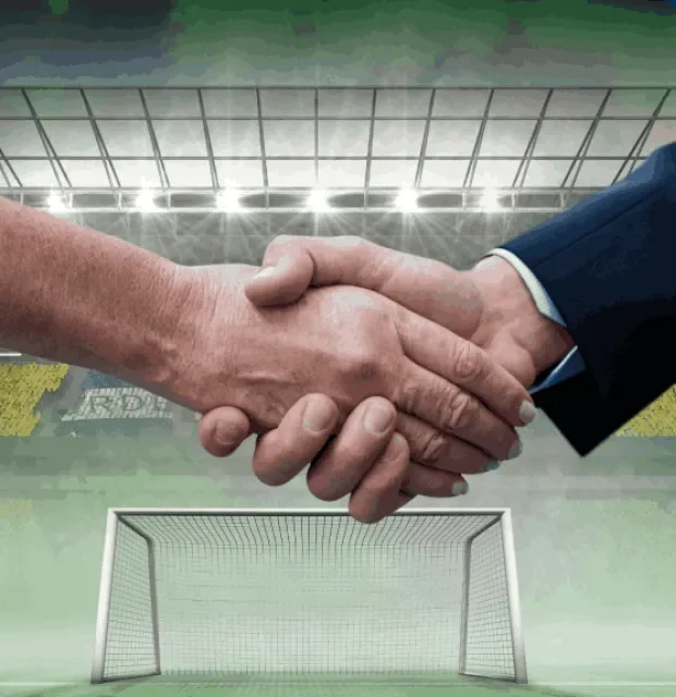 Negocios de dos empresarios en el fútbol