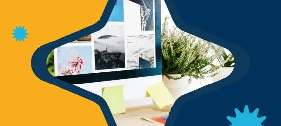 Concepto de portafolio profesional