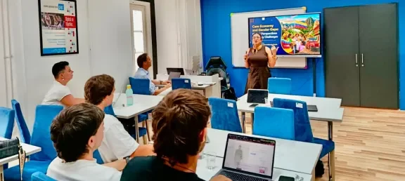 Profesora Laura Andrea Cristancho en Croacia