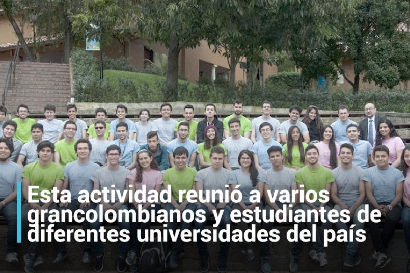 Esta actividad reunió a varios grancolombianos y estudiantes de diferentes universidades del país