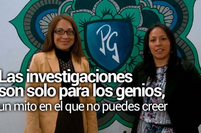 Las docentes: Ruth Patiño y Gloria Valero, Universidad Santo Tomas