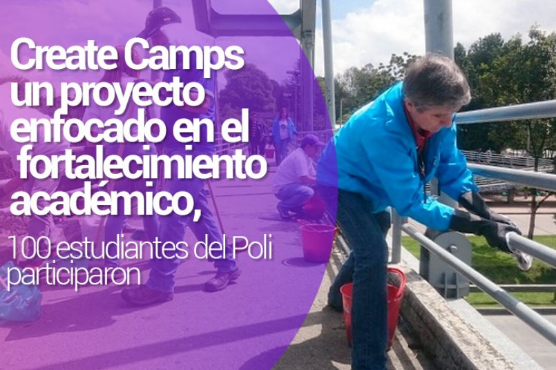 Limpieza en Bogotá, otra iniciativa de Create Camps