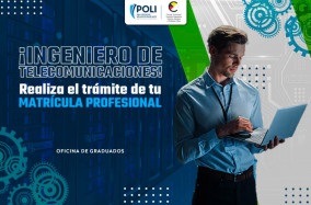 Ingeniero de telecomunicaciones realiza el trámite de tu matrícula profesional Politécnico grancolombiano