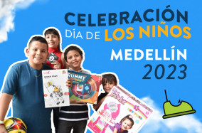 Celebración del Dia de los Niños en Medellín